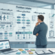 تصویر تحلیلگر فرآیند در حال شروع تحلیل Problem Intake با ابزارهای دریافت مسئله، Gemba Walk و Process Mining